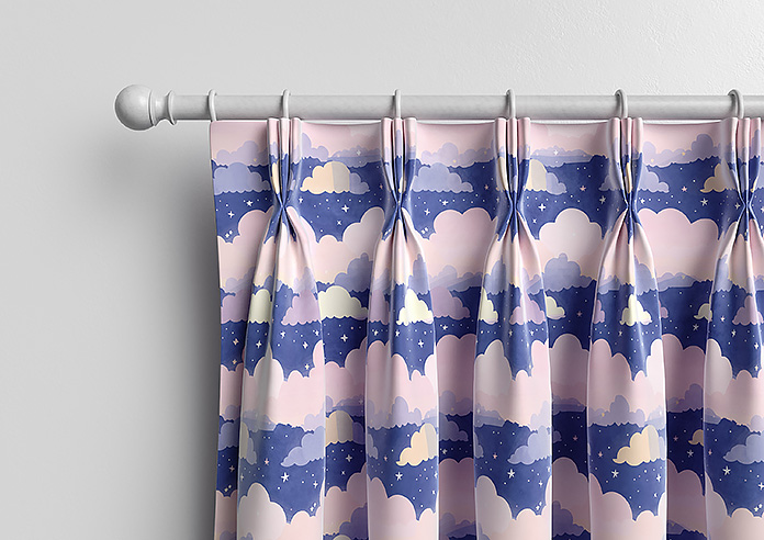 Cloudy Cosmos, Purple Twilight - Made to Measure Curtains - Image 11